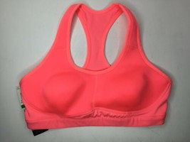 Ideology High Impact Bra Racerback Athletic Sports Workout Bra Neon Pink Size L - £13.64 GBP