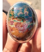 Indonesia Heliotrope Christ Bloodstone Ring, Bague Le Sang du Christ - $2,337.84 MXN