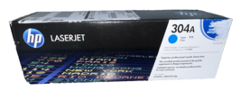 New HP 304A CC531A Cyan Toner Printer Cartridge Sealed Genuine OEM - $52.25