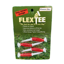 Flextee Offset Design Flexible Golf Tee 3&quot; 4 ct (Green Only) - £1.17 GBP