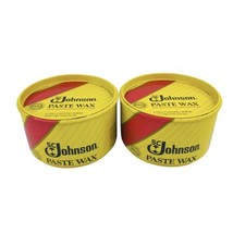 SC Johnson Paste Wax 2 x 16 oz 1 lb FULL Cans Original Formula Discontin... - £113.25 GBP