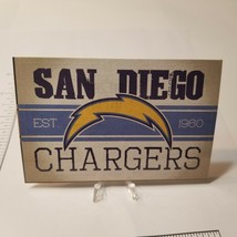 NFL Logo Sticker 20 of 32 San Diego Chargers 2016 NFL4834 4&quot;x2.75&quot; - £3.92 GBP