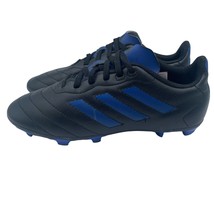 Adidas Goletto VIII FG Black Blue Soccer Cleats Kids Youth 4 - $24.74