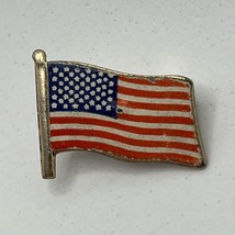 American Flag United States USA Stars And Stripes Patriotic Enamel Lapel... - £3.81 GBP