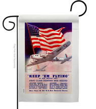 Keep &#39;em Flying - Impressions Decorative Garden Flag G183049-BO - £15.70 GBP