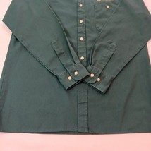 Baptist Health System of South Florida Men's Green Long Sleeve Shirt Size ML image 10