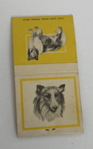 Rough Collie Dog Lassie Matchbook Cover - $4.70