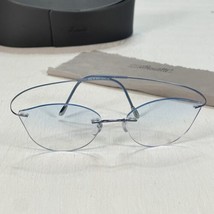 Silhouette Titan Eyeglass Frames 5515 70 4640 TMA Must Coll 2017 Blue []... - $194.95