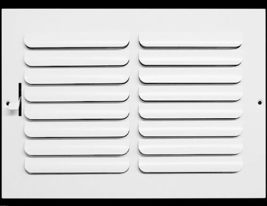 12&quot;w x 8&quot;h 1-Way Fixed Curved Blade AIR Supply Diffuser - Vent Duct Cove... - £19.12 GBP