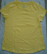 Wonder Nation Girls Essential Tee T-Shirt XX-LARGE (18) Yellow Fade Resistant - £7.64 GBP