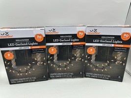3 Boxes: Halloween 90 Count 9Ft Orange LED Mini Lights (27 Total Ft, 270... - $405.24 MXN