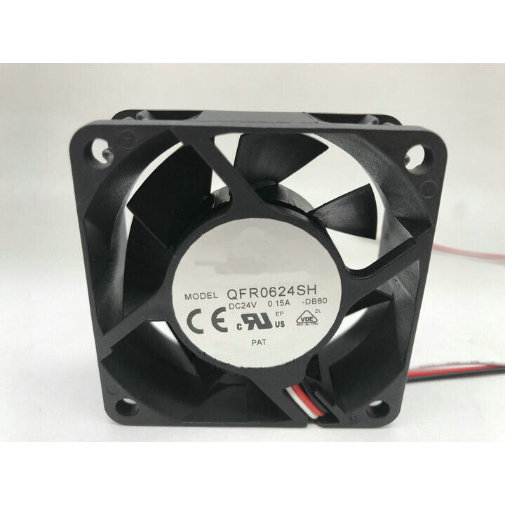 For DELTA QFR0624SH DC 24V 0.15A 60*60*25MM Inverter Cooling fan 3Pin - $11.46
