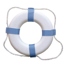 Taylor Made Decorative Ring Buoy - 25&quot; - White/Blue - Not USCG Approved - £48.65 GBP