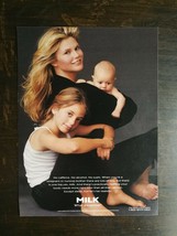 Christie Brinkley &amp; Family Got Milk? - Full Page Original Color Ad - £4.47 GBP