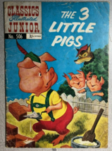 Classics Illustrated Junior #506 3 Little Pigs (Hrn 512) Australian Comic Vg+ - £18.61 GBP