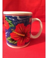 Hawaii Hilo Hattie Red Hibiscus Flower Mug - ue - $9.04 CAD