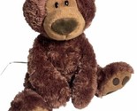 Gund Chocolate Brown Teddy Bear Soft Stuffed Animal Plush 18&quot; - £11.55 GBP