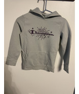 Champion Hoodie Youth Girls Blue &amp; Purple Pull Over Sweater Sweatshirt S... - $9.50