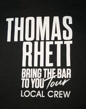 Thomas Rhett Bring The Bar to You Tour Local Crew  XL T-Shirt - $23.99