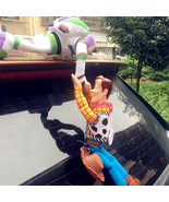 Great Toy Story 4 Sheriff Woody help Buzz Car Doll Outside Car Hang Deco... - £19.91 GBP