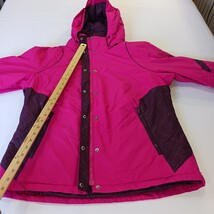 Columbia WL4024 Omni-Shield Women's Pink Full Zip Snap Hoodie Jacket Size XL image 10