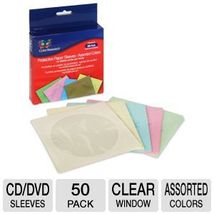 Color Research Protective Paper Sleeves - 50 Pack, Assorted Colors - £5.46 GBP