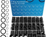 24 Size Rubber O Ring Set, 880 Pcs Black Small O Rings Assortment Kits,A... - $18.99