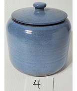 Studio Pottery Canister Artist Signed 12/91 Beautiful   Farmhouse Rustic... - $149.00