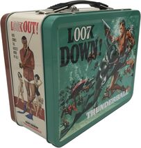James Bond 007- THUNDERBALL  2-sided Metal Lunch Box by Factory Entertai... - $26.68