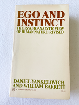 1986 PB Ego &amp; Instinct: Psychoanalysis &amp; the Science of Man by Daniel Yankelov.. - £6.28 GBP