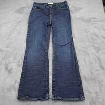 Levis Pants Womens 8 Blue Mid Rise Perfectly Slimming Boot Cut Casual Jeans - £20.11 GBP