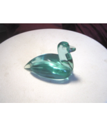 Vintage Art Glass Swan Figurine Sculpture Hand Carved (Not Hand Blown) R... - $54.45