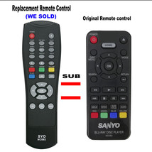 NC092UL NC092 Replaced Remote for Sanyo Blu-ray Disc Player FWBP505F FWBP505FN - $18.44