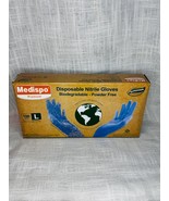 MEDISPO PREMIUM DISPOSABLE NITRILE GLOVES M,L,XL PACK OF 100 - $10.00