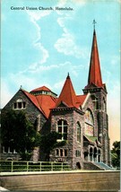 Honolulu HI Central Union Church Hawaii South Seas Curio DB Postcard Q13 - £11.91 GBP