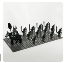 13pcs Castle Knights Weapons Horse Army Minifigures Building Block Fit L... - £21.88 GBP