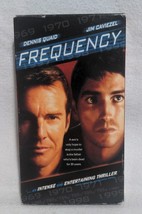 Frequency (2000) VHS - Dennis Quaid, Jim Caviezel - Sci-Fi Thriller (Acc... - $6.77