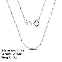 ORSA JEWELS Genuine 925 Silver Necklace Figaro O-ring Neck Chain Twisted Bar Sin - $17.78