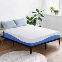 Olee Sleep Full, Blue, 10&quot; Gel-Infused Memory Foam Mattress. - £248.58 GBP