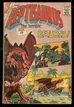 Reptisaurus The Terrible #7 1962-CHARLTON COMICS-TERROR Vg - £24.91 GBP