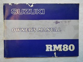 1979 Suzuki RM80 RM 80 Operator Owner&#39;s manual - $13.85