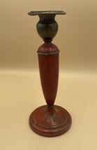 Art Deco La Pierre Babylonian Sterling Silver &amp; Copper Candle Holder 8” - $120.00