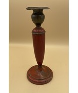 Art Deco La Pierre Babylonian Sterling Silver &amp; Copper Candle Holder 8” - €102,95 EUR