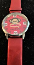 New ladies&#39; Julius the funky monkey pink dial quartz fashion wristwatch - £15.82 GBP