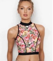 Victoria&#39;s Secret x Mary Katrantzou  High Neck Sports Bra Top S small NWT - $59.00