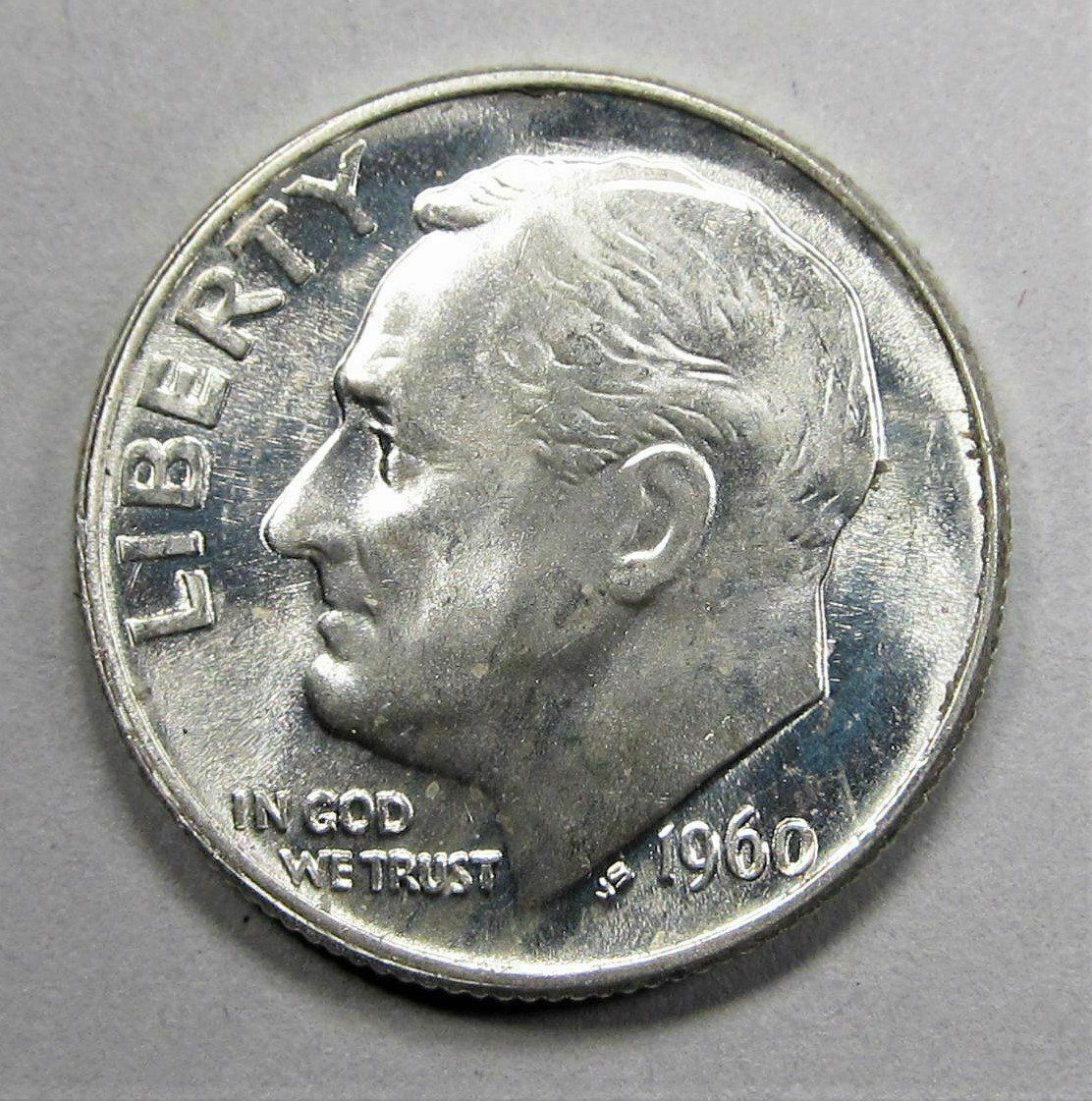 Primary image for 1960-P Roosevelt Dime GEM+ UNC Coin AD554