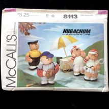 McCall&#39;s 8113 HugAChum Pattern Baseball Tennis and Golf 17&quot; Stuffed Dolls Sports - £7.05 GBP
