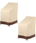 Fits For 4-6 Stackable Dining Chairs, 2 Pack, 36&quot;Lx28&quot;Wx47&quot;H, Beige And ... - $61.93