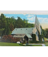 Vintage Little Church of Flowers Forest Lawn Glendale CA Postcard 51520 Memorial - $11.87