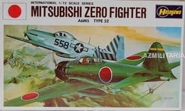 Hasegawa Minicraft Mitsubishi Zero Fighter A6M5 Type 52 1/72 Scale Kit  ... - $8.75